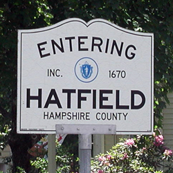 Entering Hatfield Sign